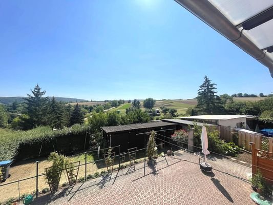 Ausblick vom Balkon