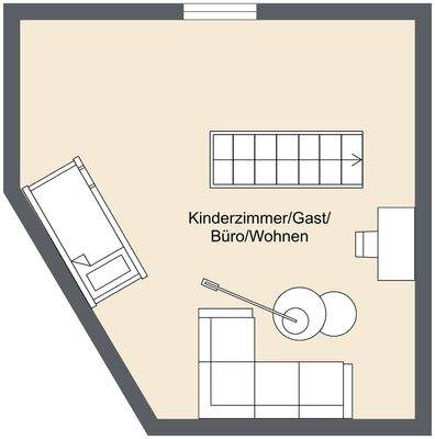 Grundriss Spitzboden