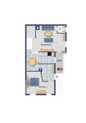 Grundriss 1. Obergeschoss