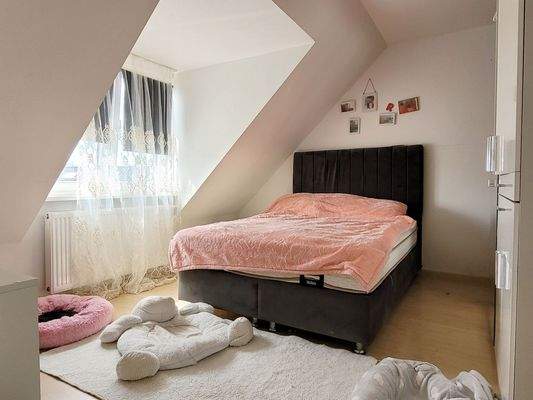 Schlafzimmer mit Gaube