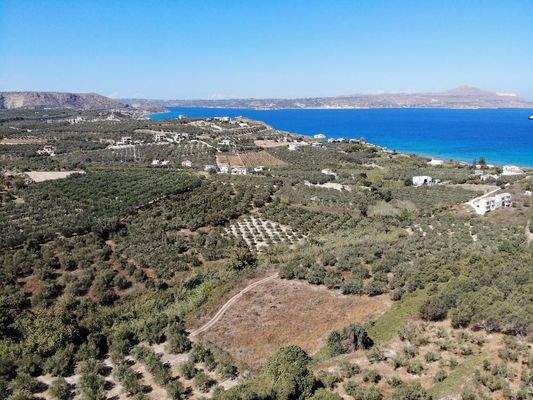 Kreta, Kera: Grundstücke mit Meer- und Bergblick nahe Kalyves zu verkaufen