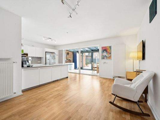 Wohnbereich Blick Küche