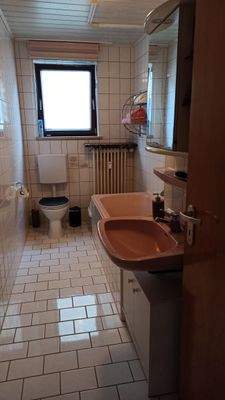 Badezimmer wird noch renoviert