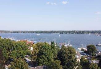 Luftbild vom Grundstück