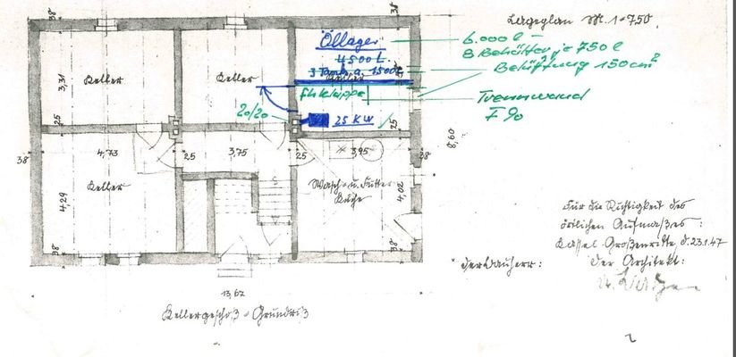 Kellergeschoss - Grundriss a