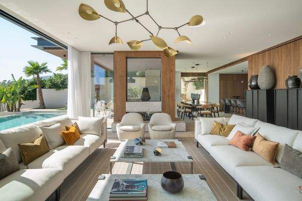 Living room in villa in Portals 4