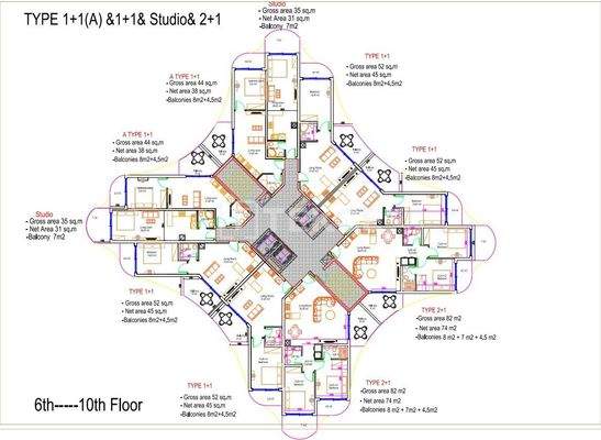 Stylish Apartments in a Comprehensive Complex in İskele