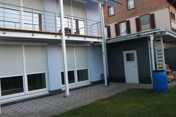 Eingefriedeter Gartenbereich 