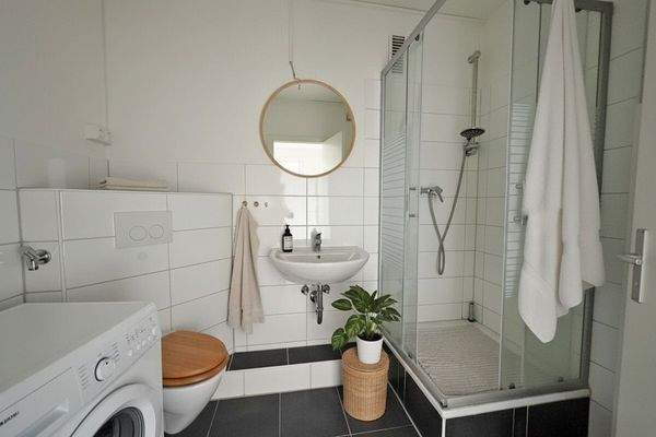 Badezimmer-Inszenierung