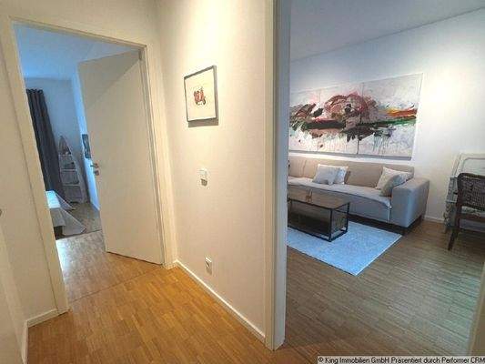 Wohnflur Wohnzimmer - Schlafzimmer