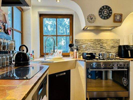 Einblick in die Küche