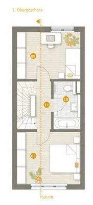 Grundriss Wohnung 1.OG