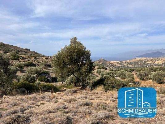 Kreta, Triopetra: Atemberaubendes Grundstück mit Baugenehmigung zu verkaufen