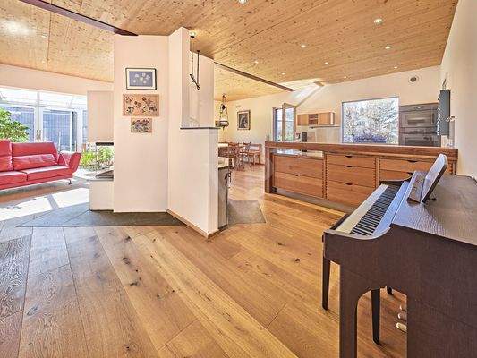 Offener Wohnbereich...