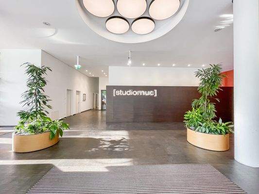 großzügiger Eingangsbereich mit hohen Decken