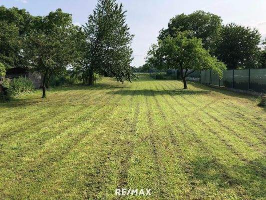 Garten Ansicht in Richtung Güterweg Hinter den Gär