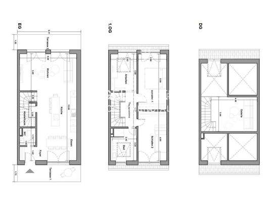 Grundrisse Gebäude 3 H17