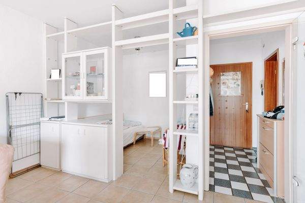 und schlafen in einem Raum