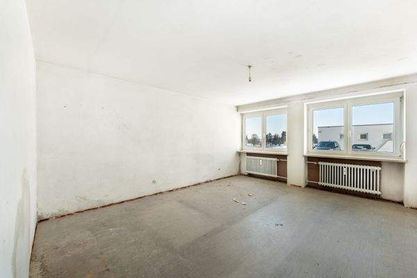 Wohnzimmer vor Modernisierung