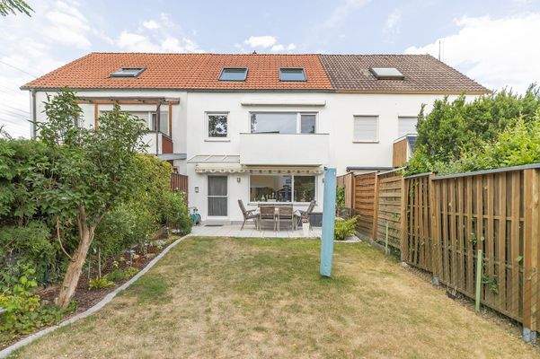 Rückansicht des Hauses