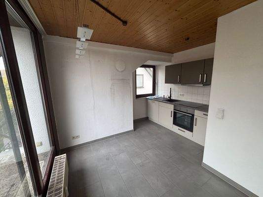 Blick in die offene Küche