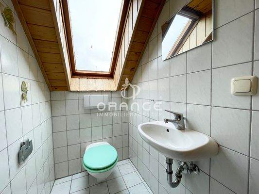 Auch hier gibts ein Gäste-WC