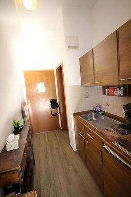 Flur mit Kochbereich