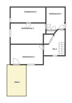 Grundriss Skizze 1.OG