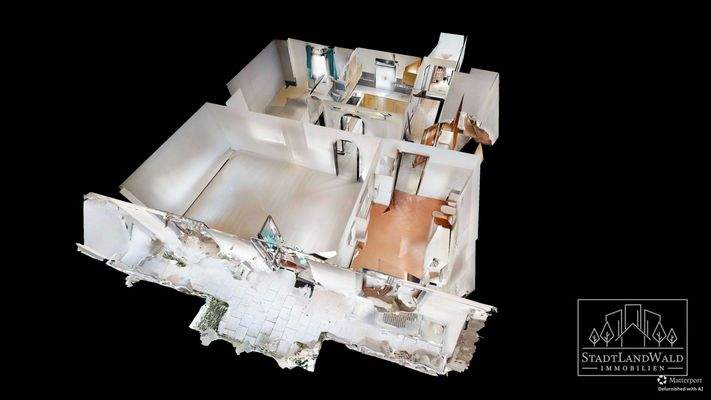 Wohnungsansicht in 3D