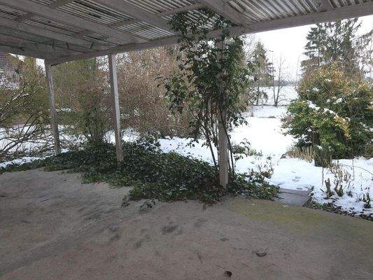 überdachte Terrasse