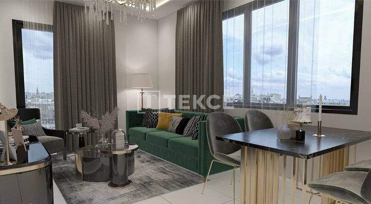 Elegant Design Apartments in Well Location in Alanya