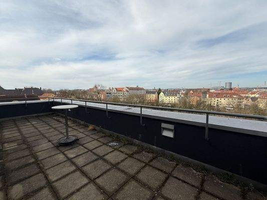 Blick von Terrasse 4. OG