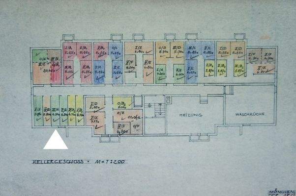 Aufteilungsplan Keller