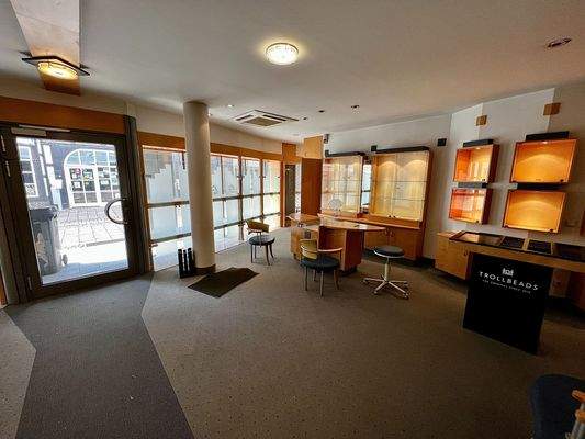 Verkaufsfläche, Eingang