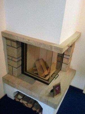 Kamin im Wohnzimmer
