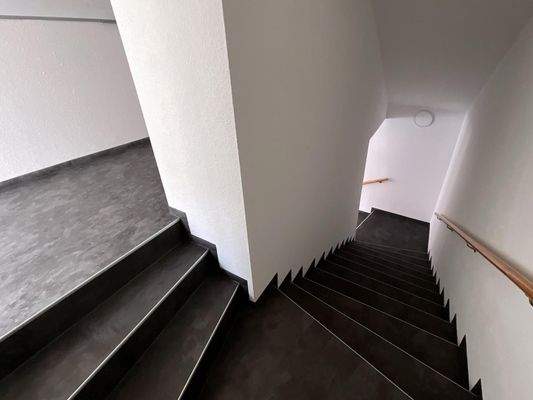 Vermietete Büroflächen Stiegenhaus