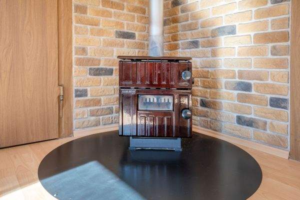 Ofen im Wohnzimmer