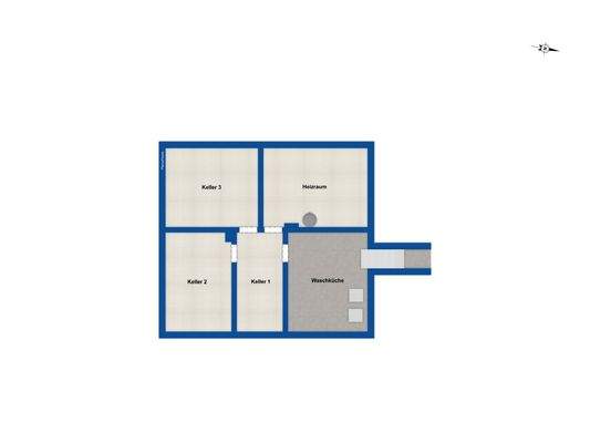 Grundriss Keller