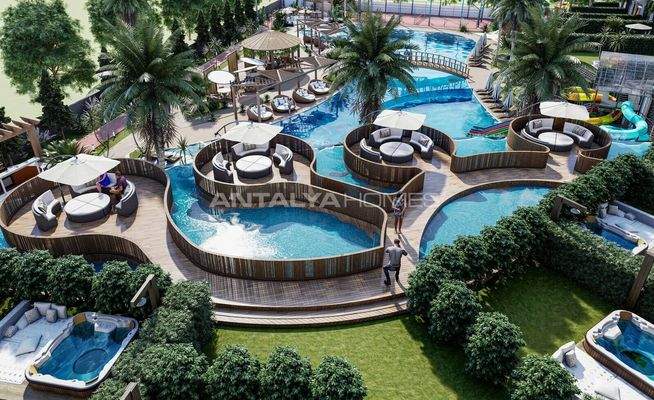 Mountain-View Flats in a Hotel-Concept Project in Kargıcak Alanya