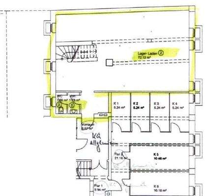 Grundriss KG - Fläche 2