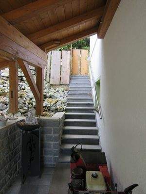 Zugang zum oberen Grundstücksteil 