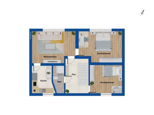 Grundriss Obergeschoss