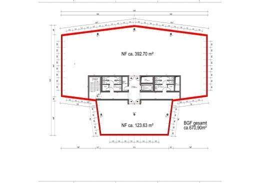 Grundriss Gewerbeeinheit