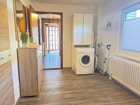 Hauswirtschaftsraum mit WM-Anschluss