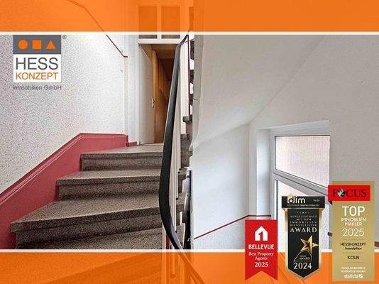 Gepflegtes Treppenhaus