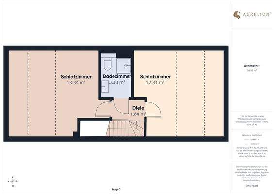 Grundriss Dachgeschoss