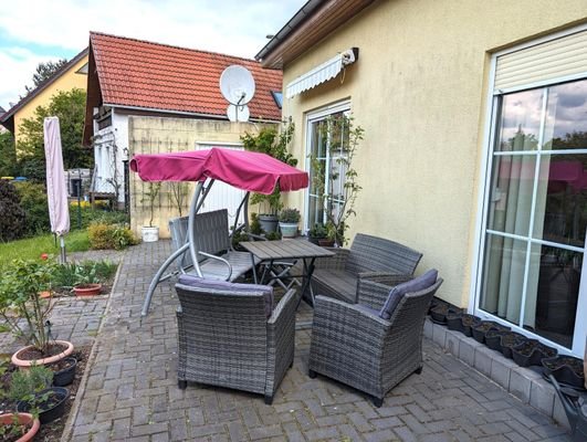 Terrasse am Haus