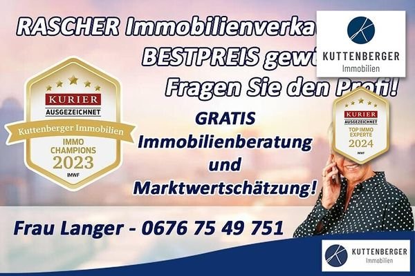 RASCHER Immobilienverkauf durch Frau Langer!