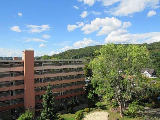 Ein Blick vom Balkon