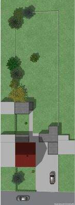 Lageplan des Grundstücks